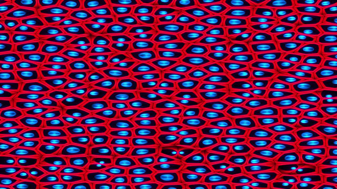 抽象运动背景与红色和蓝色的形状视频下载