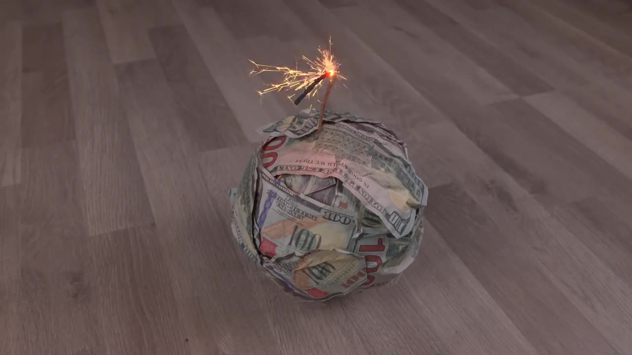 炸弹钞票和美元视频下载