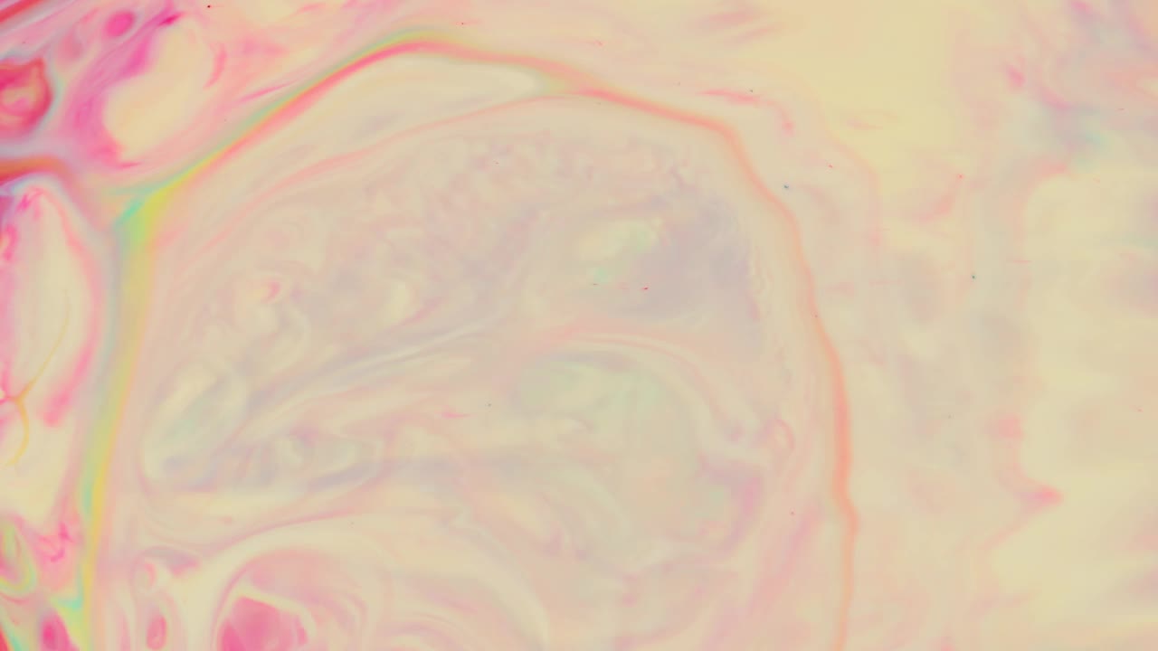 抽象流体艺术运动背景，彩色移动液体纹理视频下载