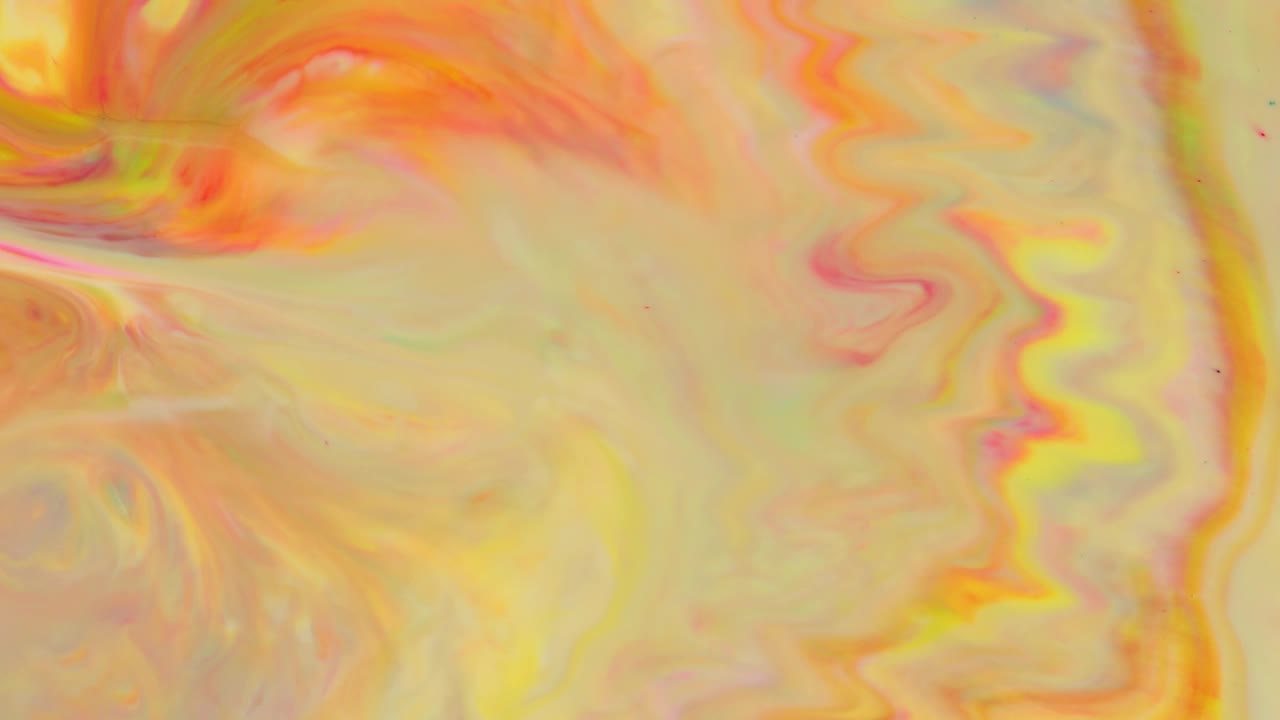 抽象流体艺术运动背景，彩色移动液体纹理视频下载