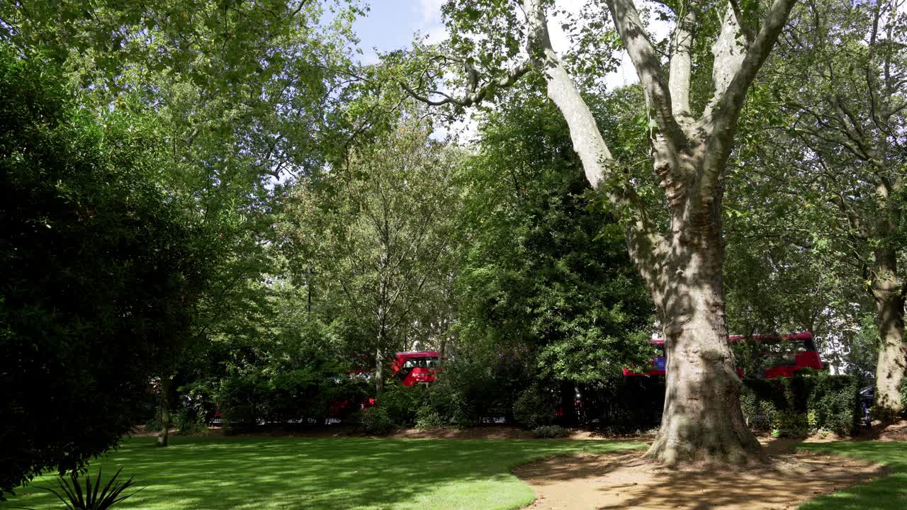 夏末的伦敦伊顿广场花园视频下载