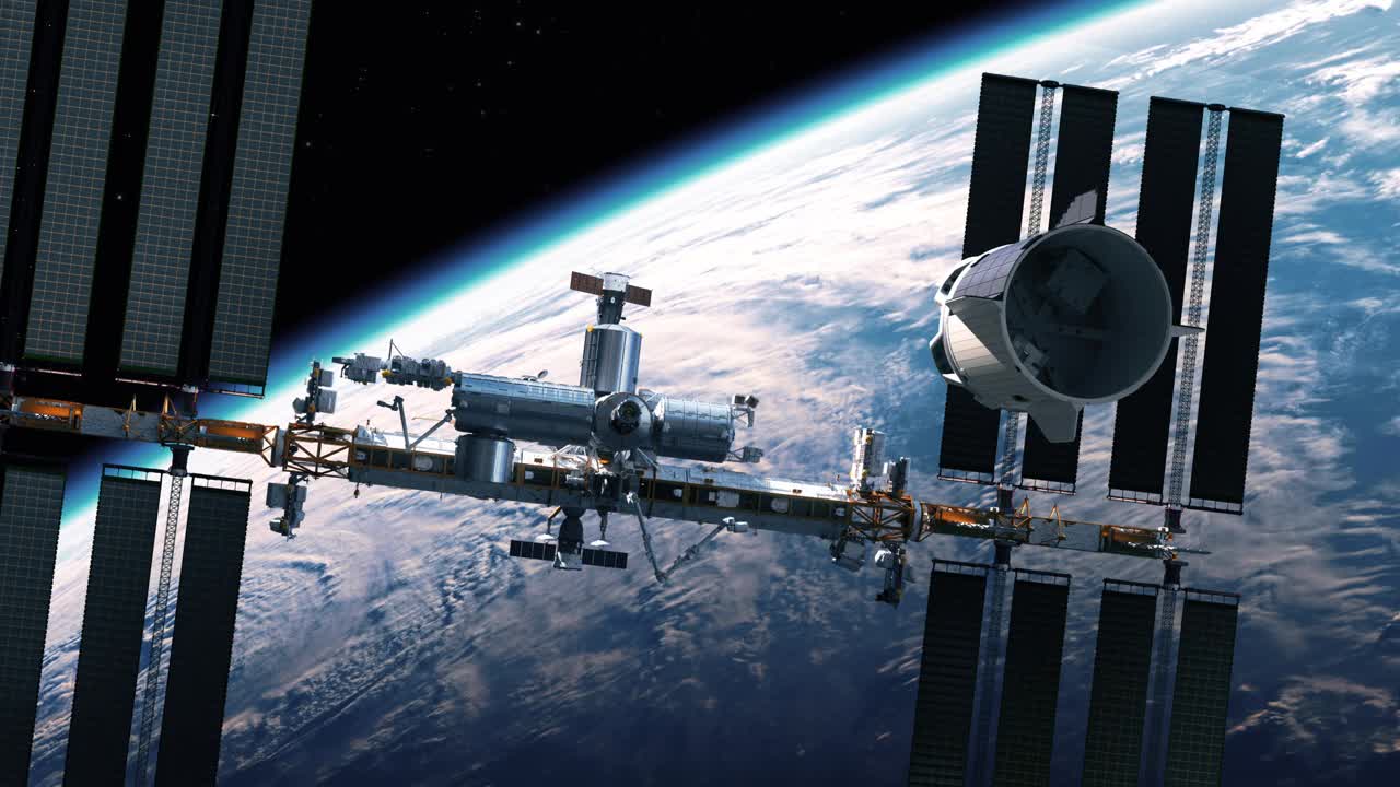 商业航天器即将与国际空间站对接视频下载
