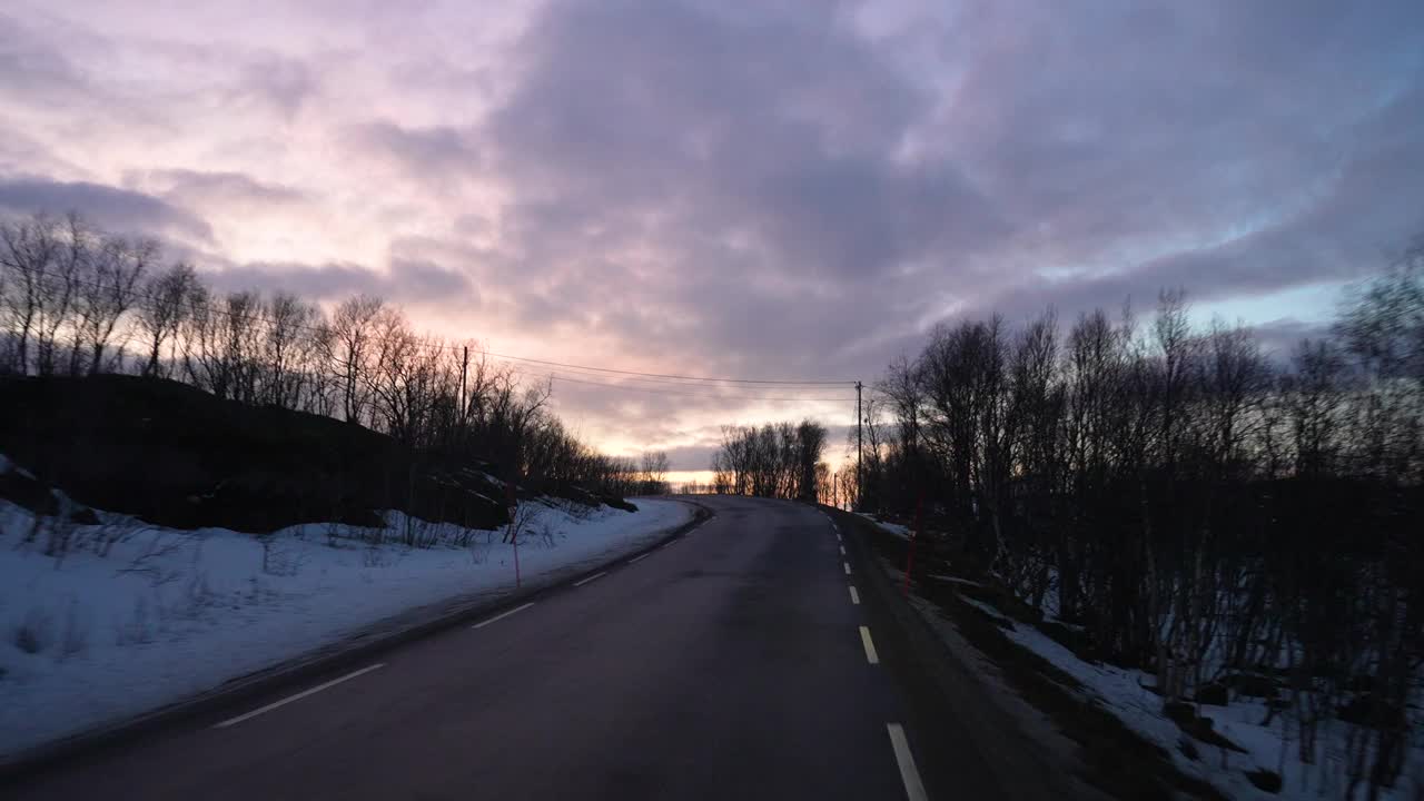 挪威从罗弗敦到Senja的公路旅行视频下载