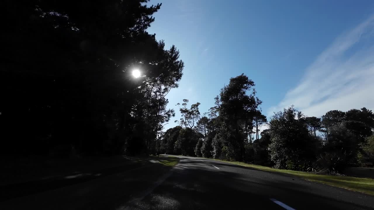 新西兰乡村汽车视角视频下载