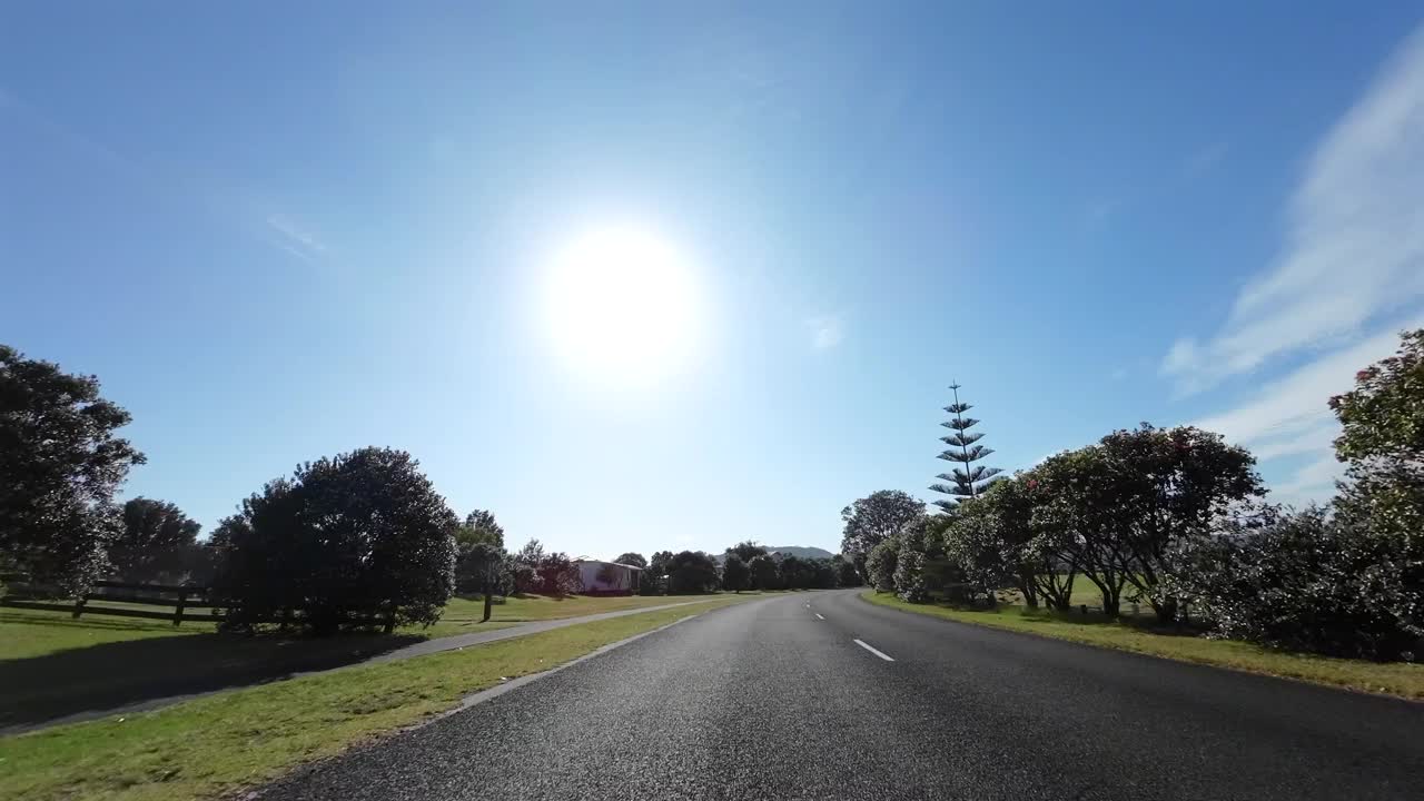 新西兰乡村汽车视角视频下载