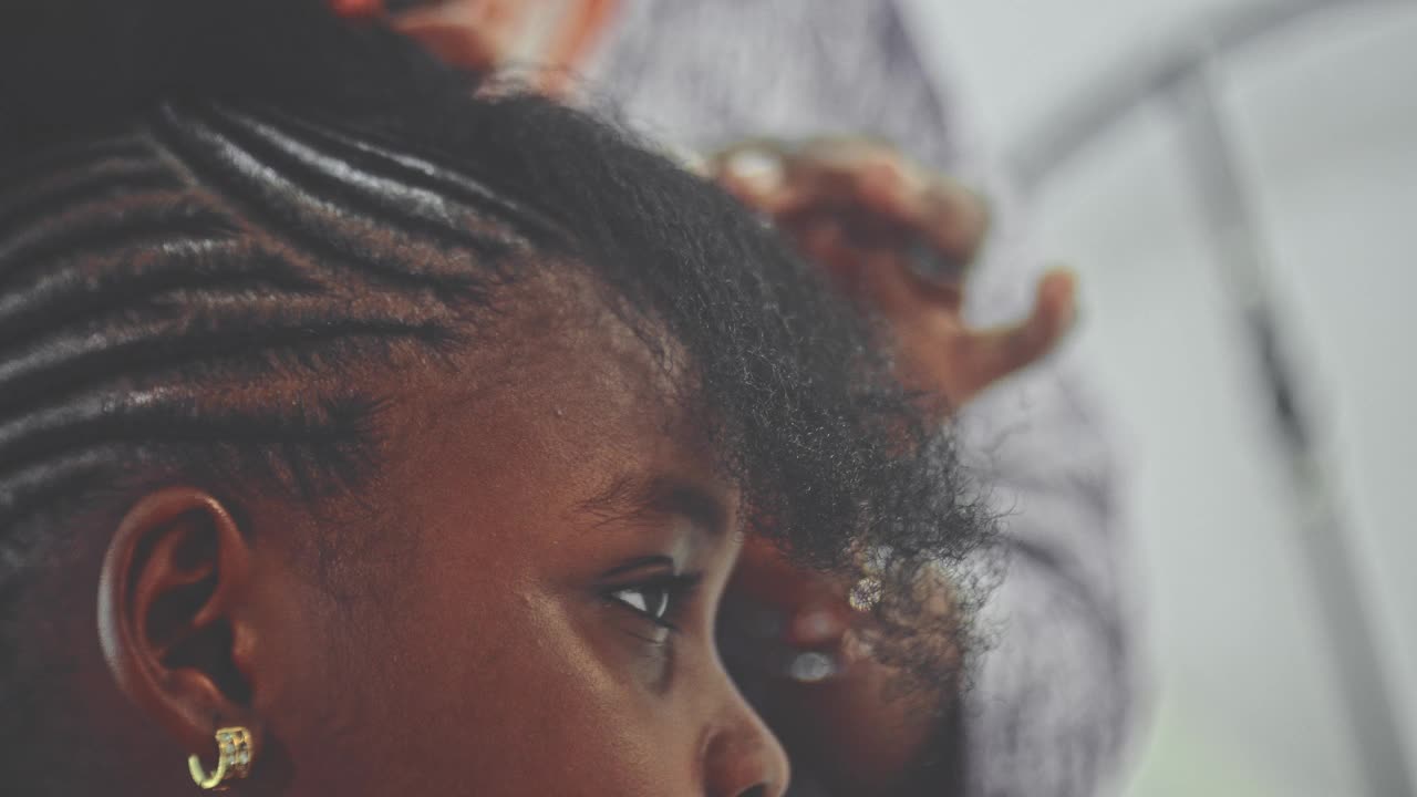 黑人青少年发型视频素材