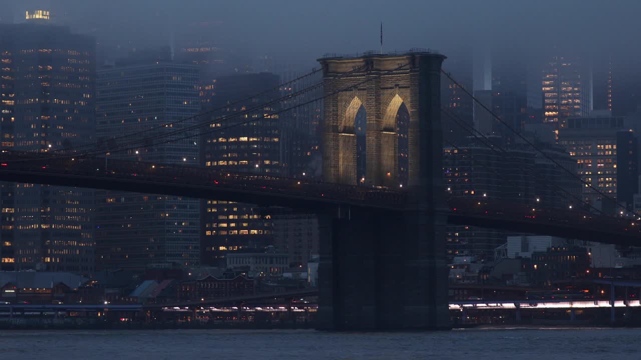 布鲁克林大桥照明视频下载