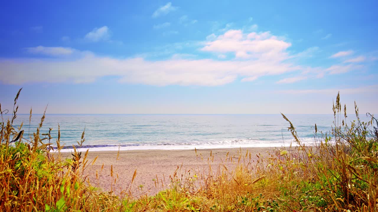 风景如画的海滩，美国加州，美国视频下载
