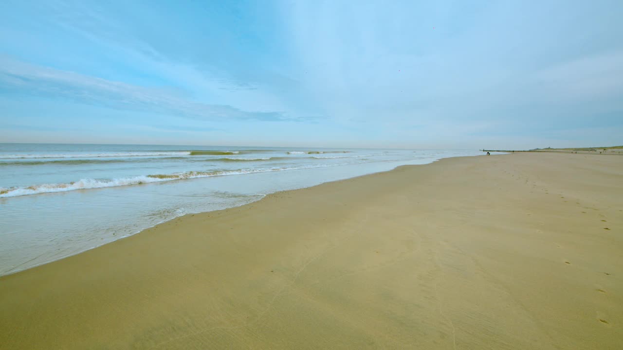 美丽的荷兰北欧海岸线视频下载