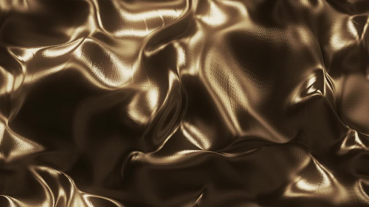 金属金色丝绸缎面料豪华背景视频素材