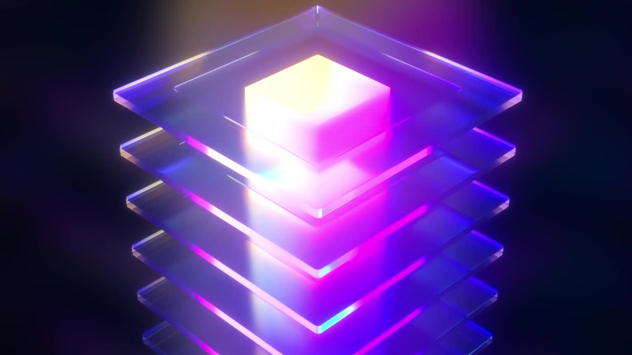 玻璃方块构成视频下载