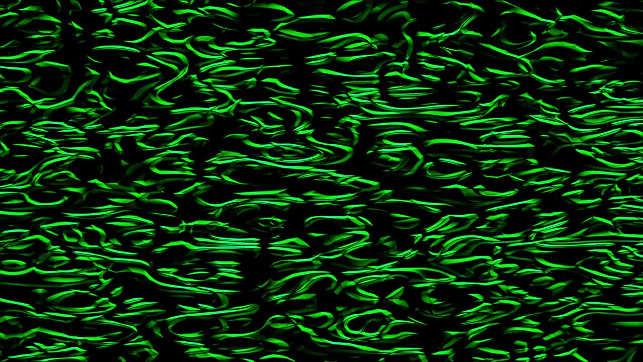 抽象运动背景与绿色形状黑色视频下载