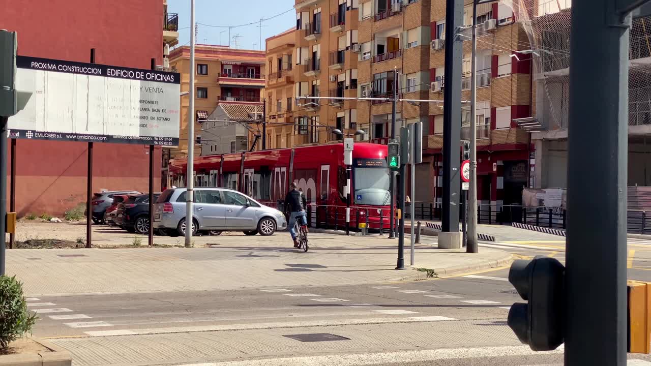 西班牙巴伦西亚市的住宅区视频下载