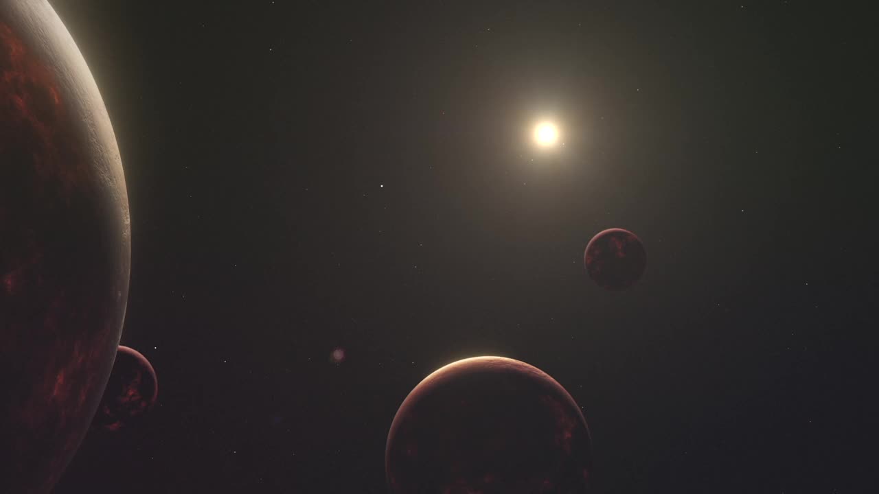 小行星在早期太阳系中盘旋视频下载