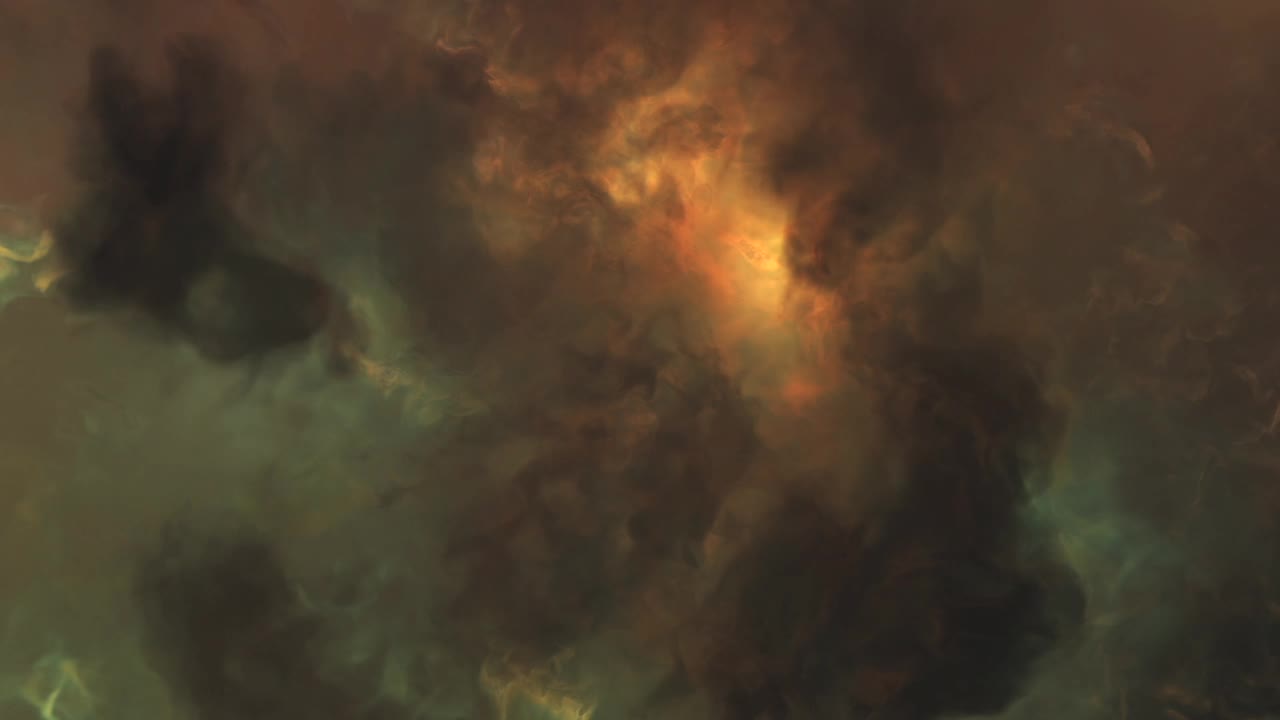 早期太阳系的气体和尘埃云视频下载