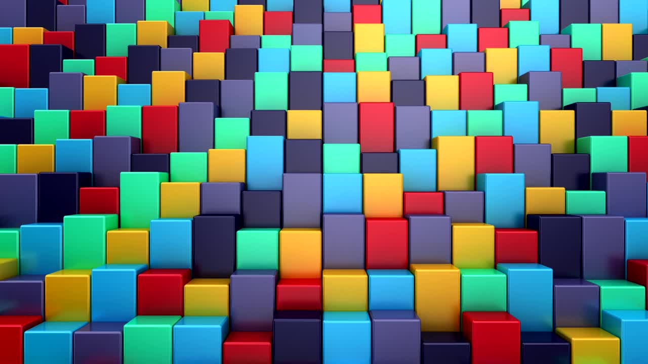 立方体的背景视频下载