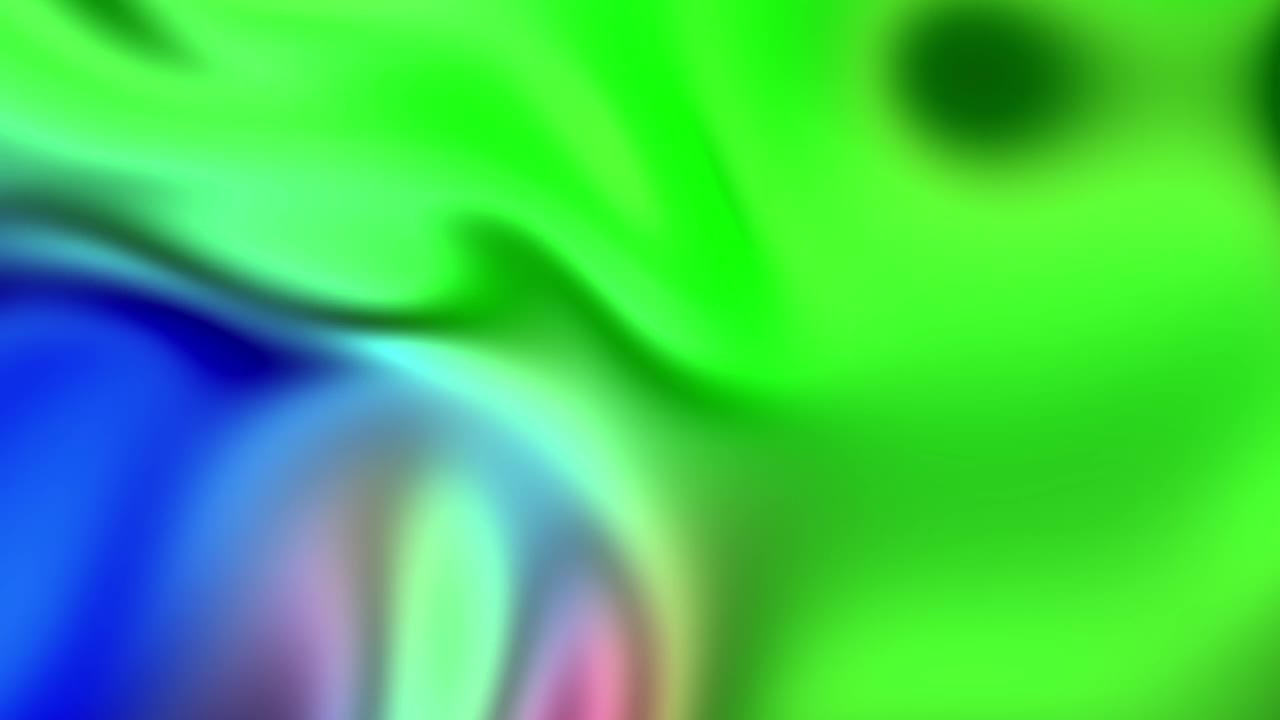 彩色抽象流体全息波运动数字设计无缝循环视频下载