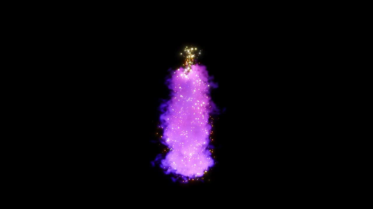 紫色烟雾循环效果动画视频下载