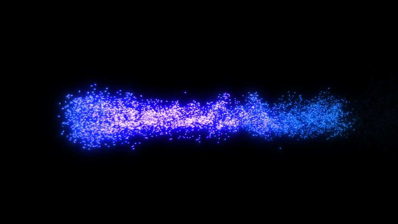 紫色粒子循环效果动画视频下载