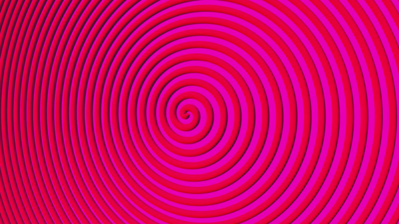 抽象旋转催眠线在紫色的红色视频下载