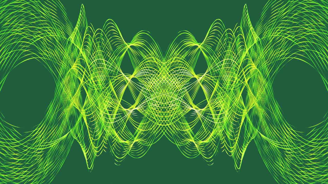 抽象的变化形式的形状在绿色上绿色视频下载