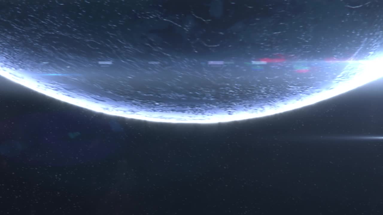 中子星在太空中旋转视频下载