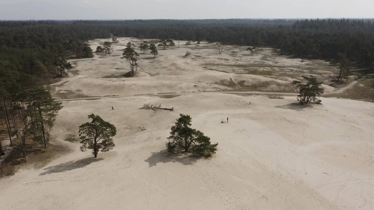 撒哈拉沙漠，无人机视野视频下载