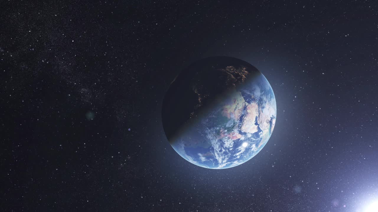 地球在死亡过程中的外太空观视频下载