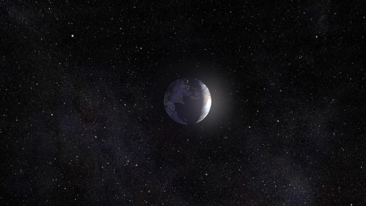 行星地球热岩与熔岩和岩浆核心外太空视图视频下载