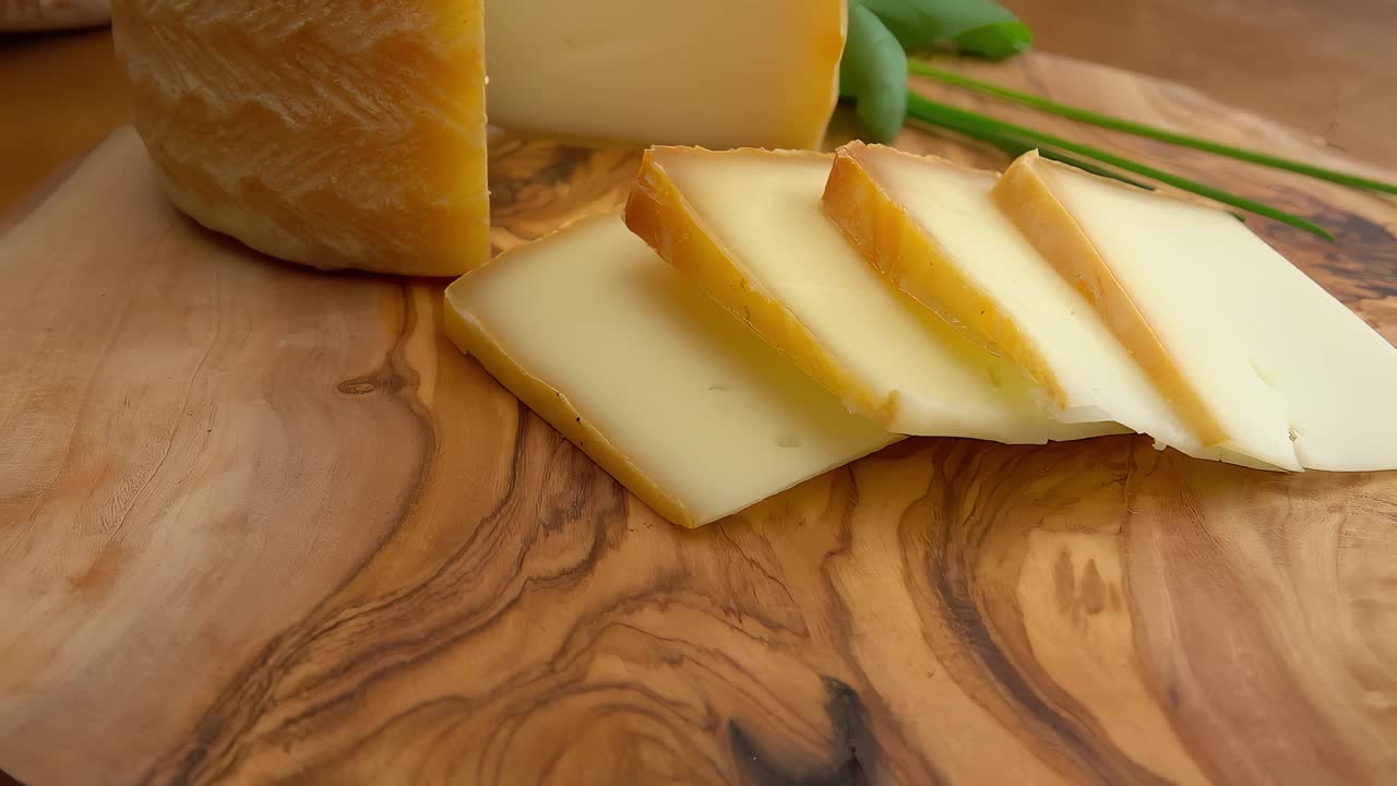叉子扎了一块奶酪头视频下载