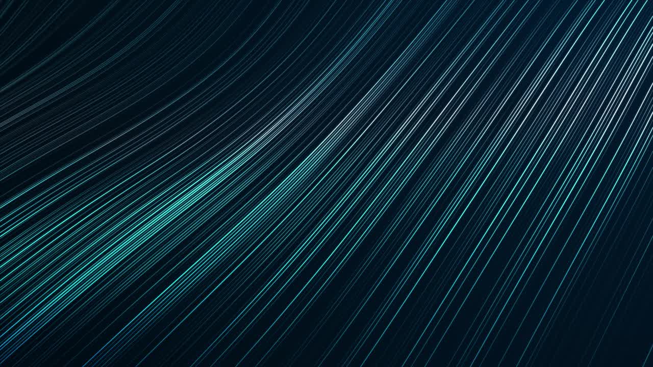 4k美丽的波浪线背景-可循环-蓝色视频下载