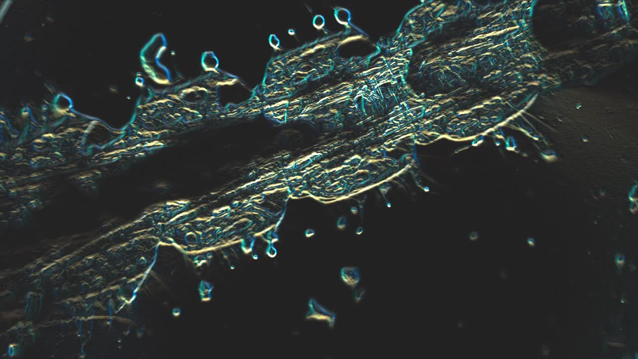 摘要:黑色背景下玻璃质感的显微镜下昆虫科学动画视频下载