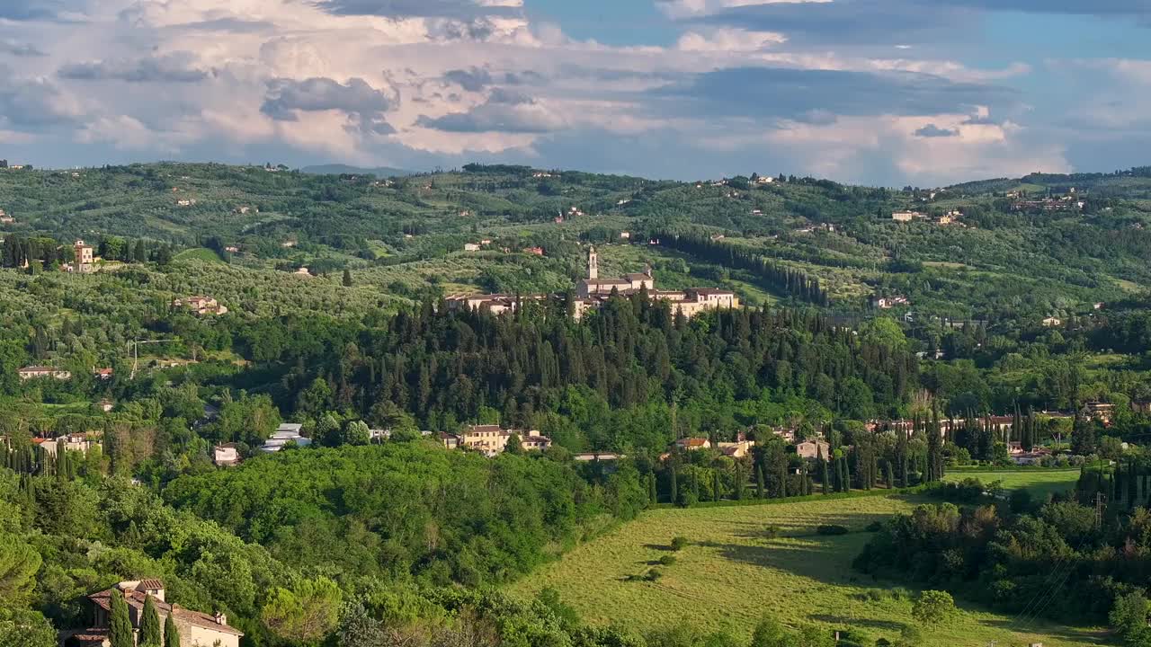 佛罗伦萨修道院，意大利托斯卡纳视频下载