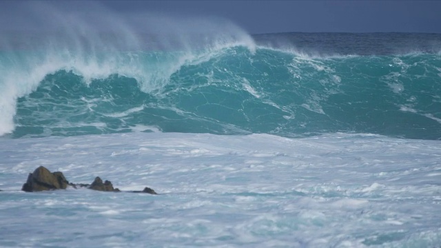 慢镜头巨大的海浪视频下载
