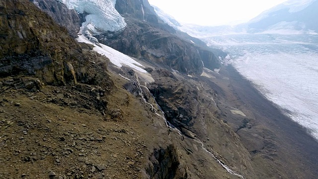 冰川航拍图视频素材