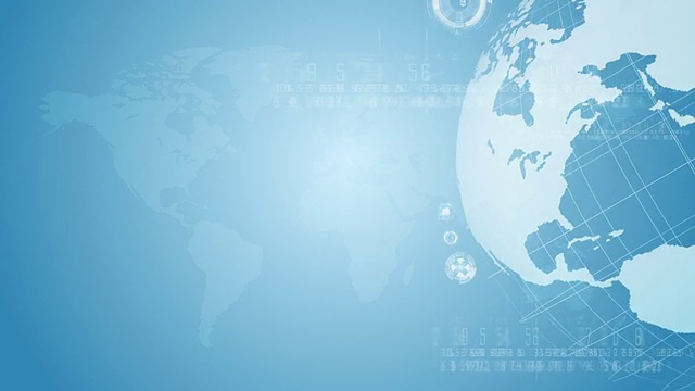 商业全球和数字数据背景视频素材