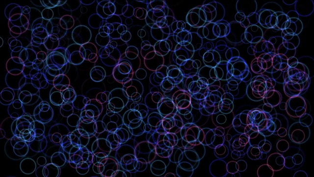 蓝紫圆抽象光背景视频素材