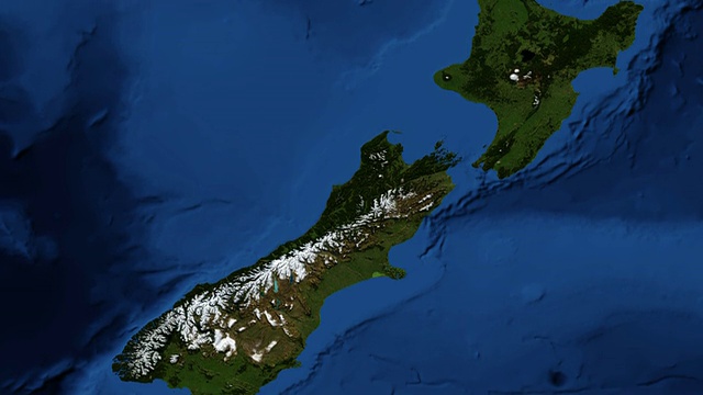 从太空看新西兰视频下载