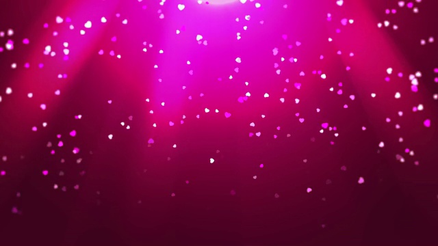 粉色和紫色的情人节背景视频素材