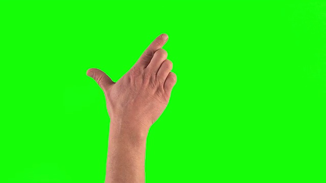 18个触摸屏手势在3840 × 2160。一系列的手势。视频素材