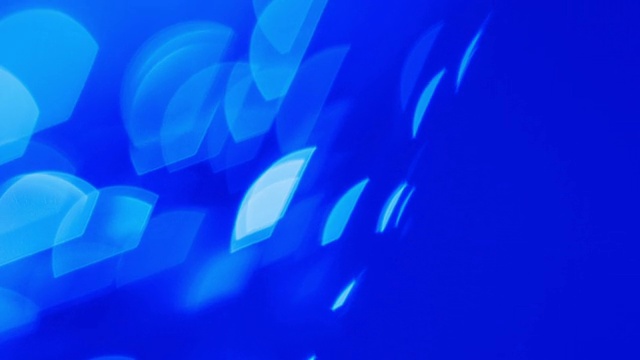 抽象的蓝色背景散焦光视频素材
