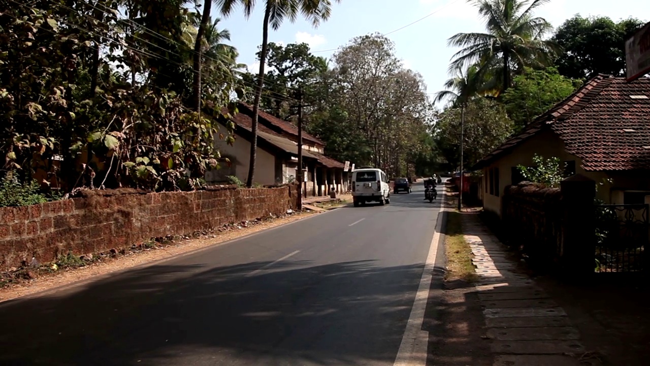 印度，果阿- 2012:印度的交通视频下载