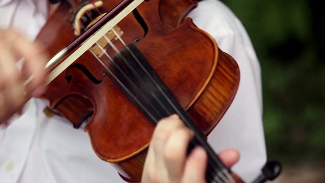 小提琴演奏视频素材