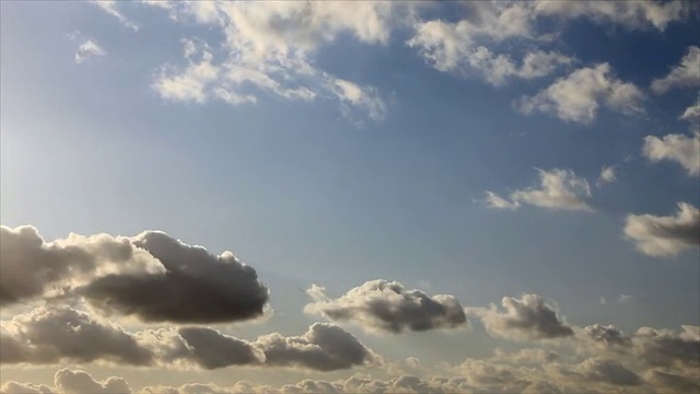 天空中的云视频素材