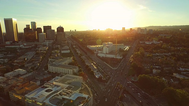 洛杉矶空中世纪城视频素材