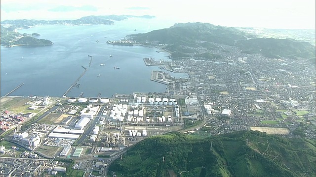 日本空中松山市视频素材