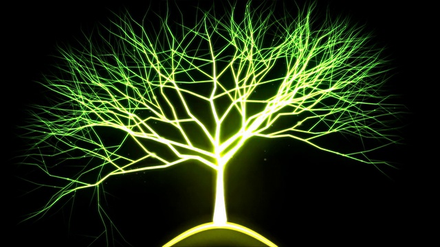 光粒子树-绿色视频下载