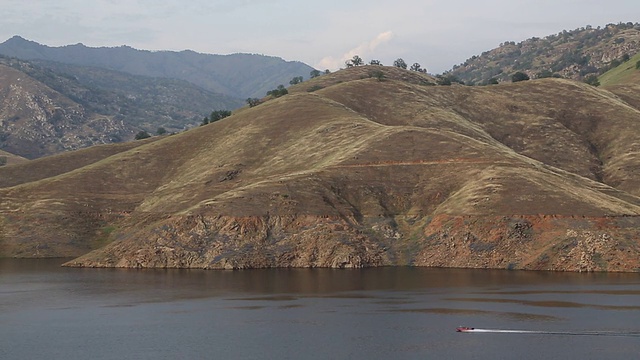 干旱:加州的低水位视频素材