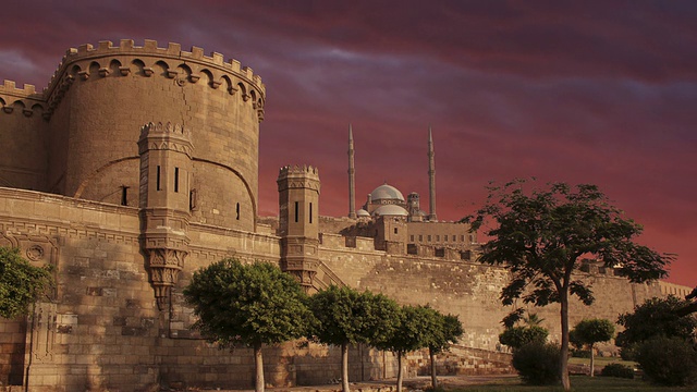 开罗的古城堡。时间lapse.Egypt。视频下载