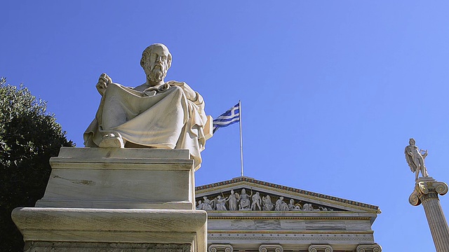 古希腊哲学家柏拉图视频素材